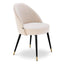 Eichholtz Dining Boucle Cream Dining Chair Cooper set of 2 House of Isabella UK