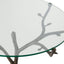 Eichholtz Dining Centre Table Christophe Bronze finish | clear glass House of Isabella UK