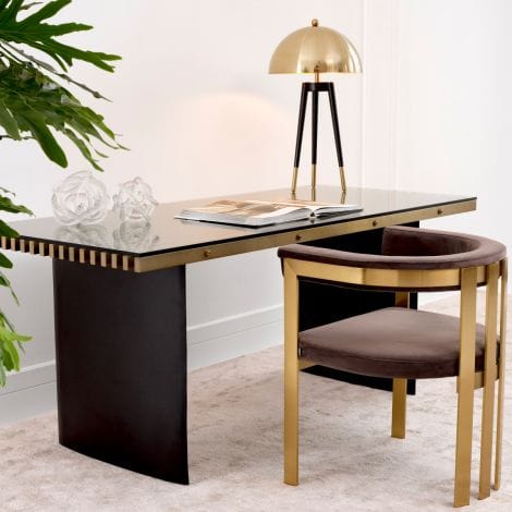 Eichholtz Dining Dining Chair Clubhouse Brass House of Isabella UK