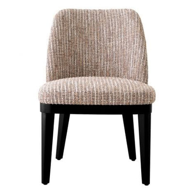 Eichholtz Dining Dining Chair Costa Mademoiselle beige | black legs House of Isabella UK