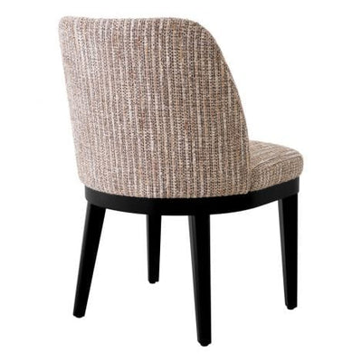 Eichholtz Dining Dining Chair Costa Mademoiselle beige | black legs House of Isabella UK