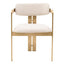 Eichholtz Dining Dining Chair Donato Brushed brass finish | bouclÃ© cream House of Isabella UK