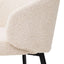 Eichholtz Dining Dining Chair Lloyd with arm set of 2 Bouclé cream House of Isabella UK
