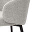 Eichholtz Dining Dining Chair Lloyd with arm set of 2 Bouclé grey House of Isabella UK