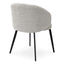 Eichholtz Dining Dining Chair Lloyd with arm set of 2 Bouclé grey House of Isabella UK