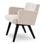 Eichholtz Dining Dining Chair Locarno Sisley beige | black finish legs House of Isabella UK