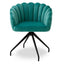 Eichholtz Dining Dining Chair Luzern Savona turquoise velvet | black swivel base House of Isabella UK