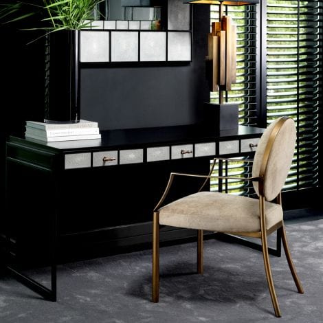 Eichholtz Dining Dining Chair Scribe - Greige Velvet House of Isabella UK