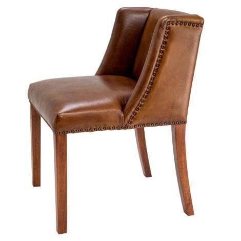 Eichholtz Dining Dining Chair St. James - Tobacco Leather House of Isabella UK