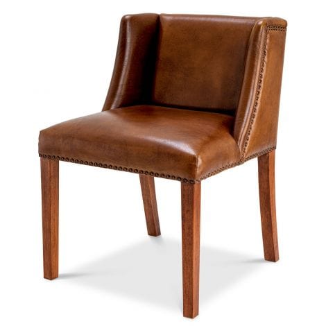 Eichholtz Dining Dining Chair St. James - Tobacco Leather House of Isabella UK