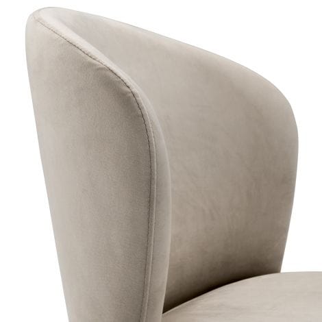 Eichholtz Dining Dining Chair Volante Beige Velvet | OUTLET House of Isabella UK