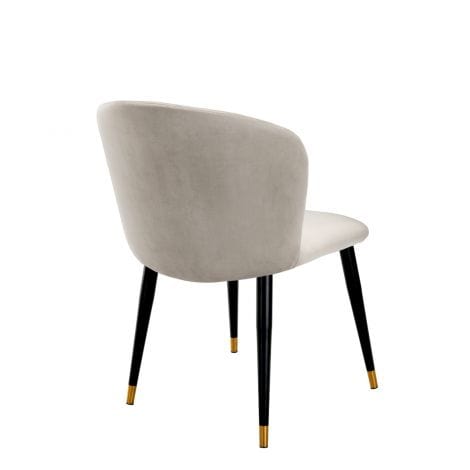 Eichholtz Dining Dining Chair Volante Beige Velvet | OUTLET House of Isabella UK