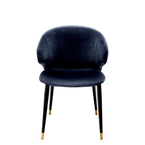 Eichholtz Dining Dining Chair Volante Blue Velvet House of Isabella UK
