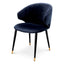 Eichholtz Dining Dining Chair Volante Blue Velvet House of Isabella UK