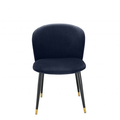 Eichholtz Dining Dining Chair Volante Midnight Blue Velvet House of Isabella UK