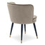 Eichholtz Dining Greige Velvet Dining Chair Grenada House of Isabella UK