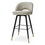 Eichholtz Dining Mayer Silver Bar Stool Cliff set of 2 House of Isabella UK