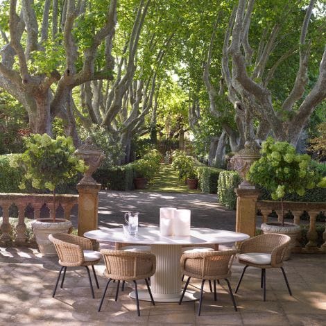 Eichholtz Dining Outdoor Dining Table Volterra House of Isabella UK