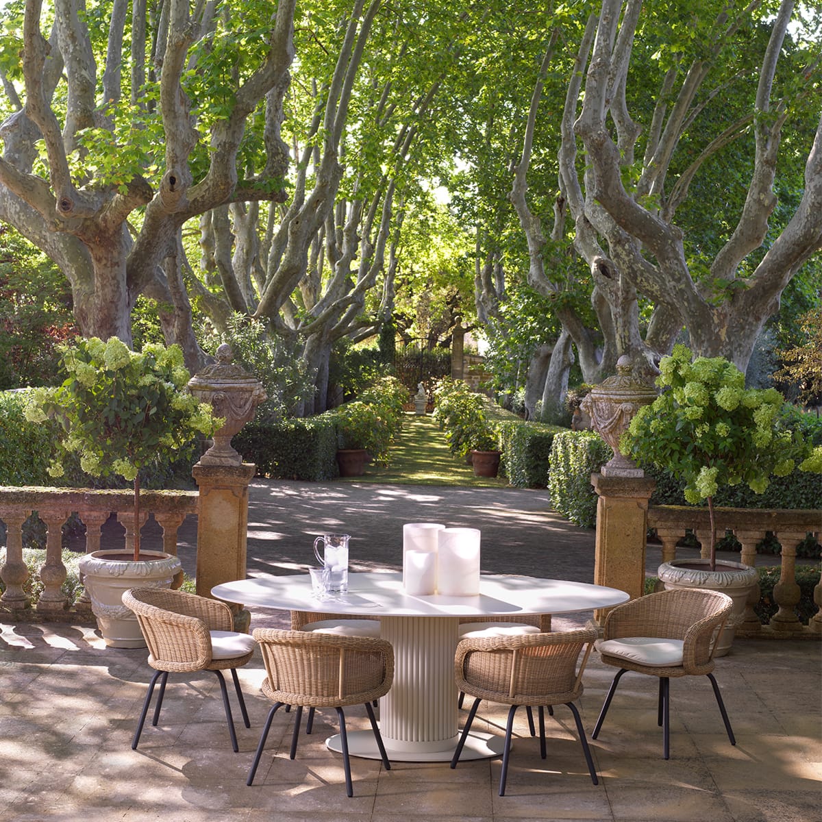 Eichholtz Dining Outdoor Dining Table Volterra House of Isabella UK