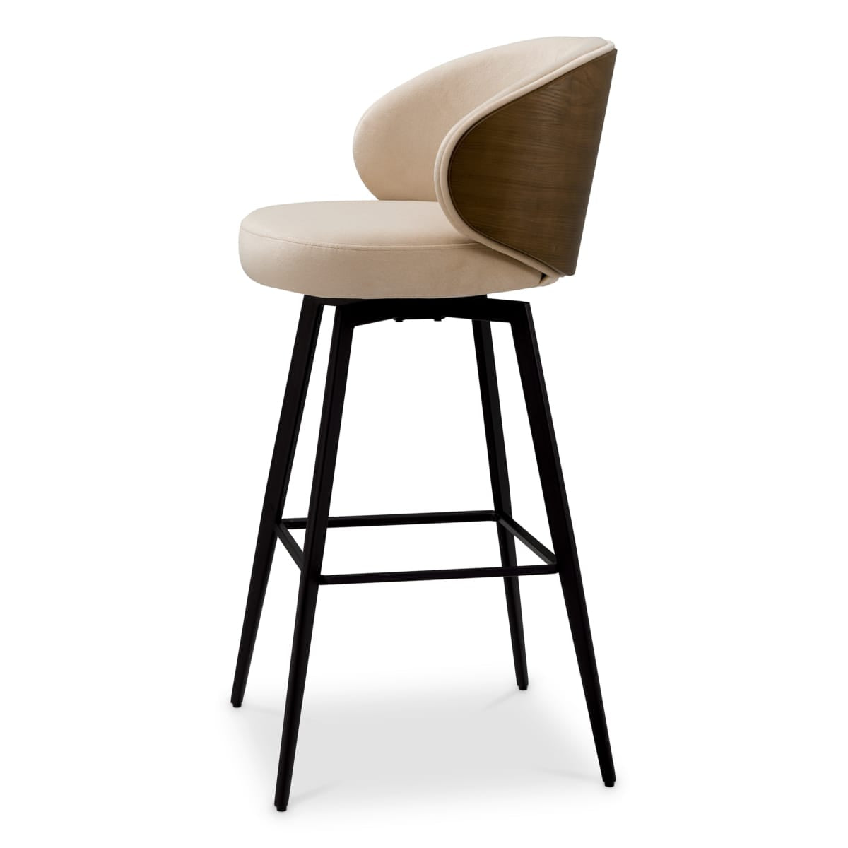 Eichholtz Dining Sabino Beige Bar Stool Camerota House of Isabella UK