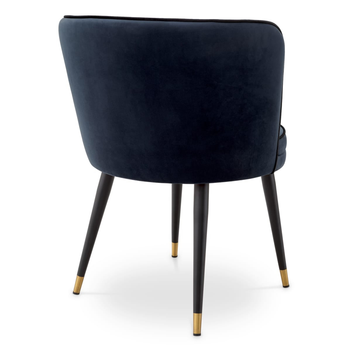 Eichholtz Dining Savona Midnight Blue Velvet Dining Chair Grenada House of Isabella UK