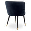 Eichholtz Dining Savona Midnight Blue Velvet Dining Chair Grenada House of Isabella UK