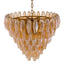 Eichholtz Lighting Amber Glass - S Chandelier Benini House of Isabella UK