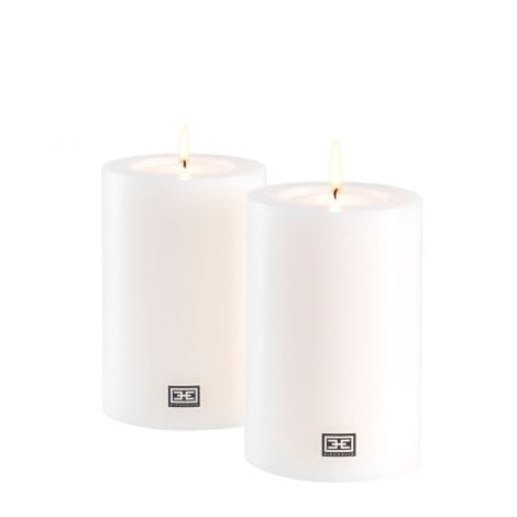 Eichholtz Lighting Artificial Candle ø 10 x H. 15 cm set of 2 House of Isabella UK