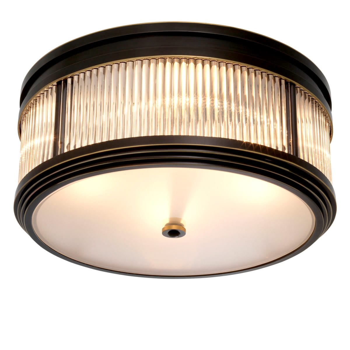 Eichholtz Lighting Bronze Highlight Finish Ceiling Lamp Rousseau - House of Isabella UK
