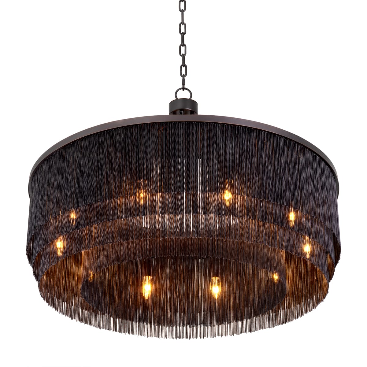 Eichholtz Lighting Bronze Highlight Finish Chandelier Tissot L House of Isabella UK