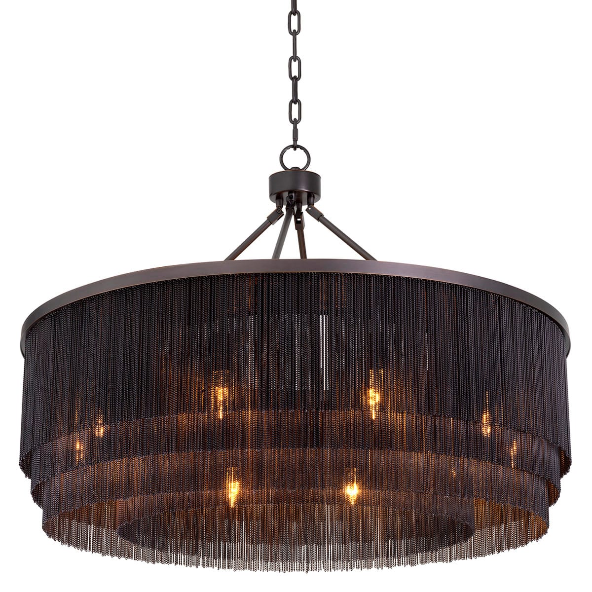 Eichholtz Lighting Bronze Highlight Finish Chandelier Tissot L House of Isabella UK