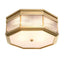 Eichholtz Lighting Ceiling Lamp Bagatelle - Antique Brass Finish with Frosted Glass House of Isabella UK