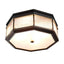 Eichholtz Lighting Ceiling Lamp Bagatelle - Bronze Highlight Finish with Frosted Glass House of Isabella UK