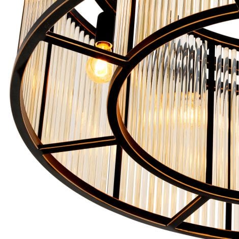 Eichholtz Lighting Ceiling Lamp Bernardi - Bronze Highlight Finish House of Isabella UK