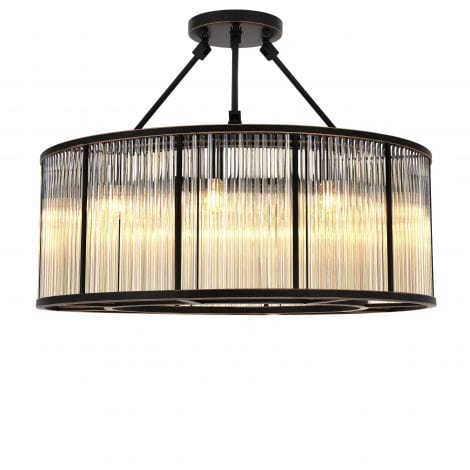 Eichholtz Lighting Ceiling Lamp Bernardi - Bronze Highlight Finish House of Isabella UK