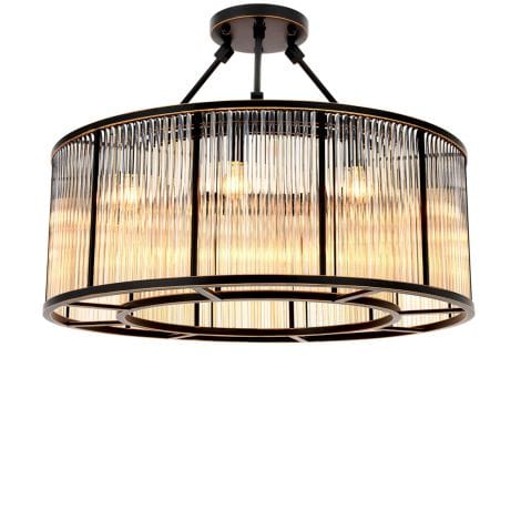 Eichholtz Lighting Ceiling Lamp Bernardi - Bronze Highlight Finish House of Isabella UK