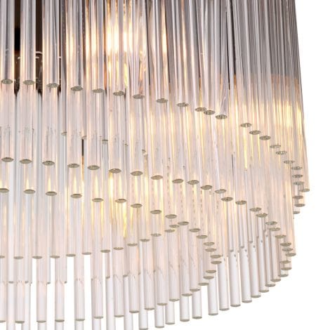 Eichholtz Lighting Ceiling Lamp Hector Bronze highlight finish | clear glass House of Isabella UK