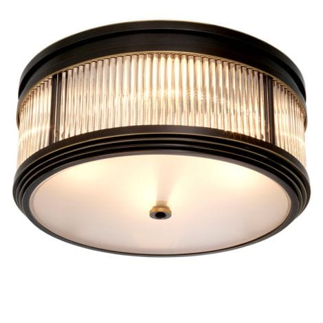 Eichholtz Lighting Ceiling Lamp Rousseau - Bronze Highlight Finish House of Isabella UK