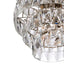 Eichholtz Lighting Chandelier Amazone L - Nickel Finish with Clear Crystal Glass House of Isabella UK