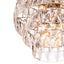 Eichholtz Lighting Chandelier Amazone L - Nickel Finish with Clear Crystal Glass House of Isabella UK