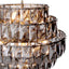Eichholtz Lighting Chandelier Amazone L - Nickel Finish with Smoke Glass House of Isabella UK