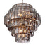 Eichholtz Lighting Chandelier Amazone L - Nickel Finish with Smoke Glass House of Isabella UK