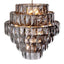 Eichholtz Lighting Chandelier Amazone L - Nickel Finish with Smoke Glass House of Isabella UK