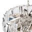 Eichholtz Lighting Chandelier Amazone S - Nickel Finish with Clear Crystal Glass House of Isabella UK