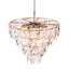 Eichholtz Lighting Chandelier Amazone S - Nickel Finish with Clear Crystal Glass House of Isabella UK