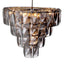 Eichholtz Lighting Chandelier Amazone S - Nickel Finish with Smoked Glass House of Isabella UK
