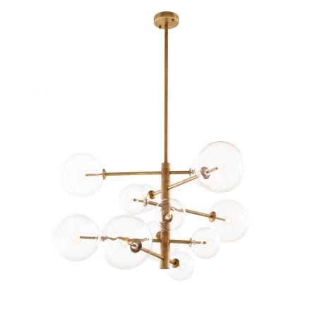 Eichholtz Lighting Chandelier Argento S - Antique Brass Finish House of Isabella UK