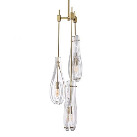 Eichholtz Lighting Chandelier Bellano S Light Brushed Brass House of Isabella UK