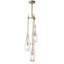 Eichholtz Lighting Chandelier Bellano S Light Brushed Brass House of Isabella UK