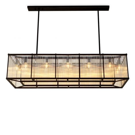 Eichholtz Lighting Chandelier Bernardi Rectangular House of Isabella UK